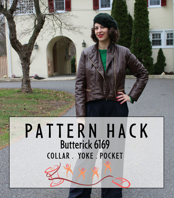 Pattern Hack - Butterick 6169 collar, yoke and zippered pocket 1/22/16 -  PatternReview.com Blog