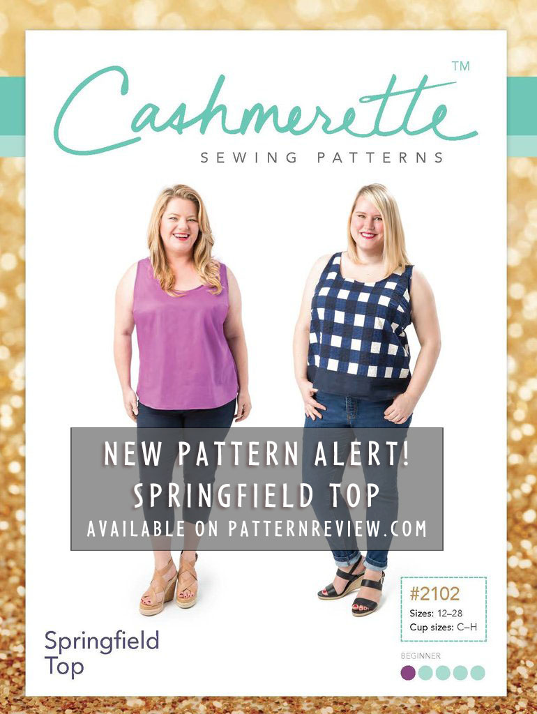 New Digital Pattern: Cashmerette Springfield Top 7/27/16 ...