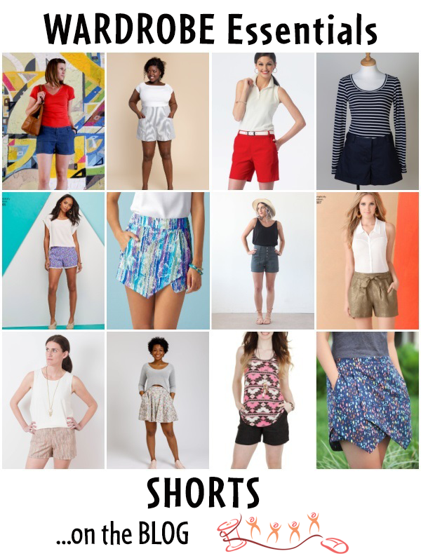 Pietra Pants & Shorts Sewing Pattern by Closet Core