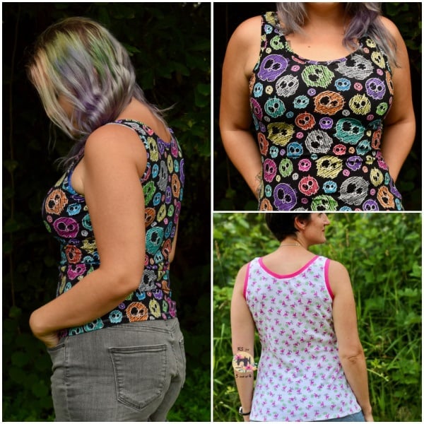 5 out of 4 Patterns Mandy Fitted Tank Downloadable Pattern