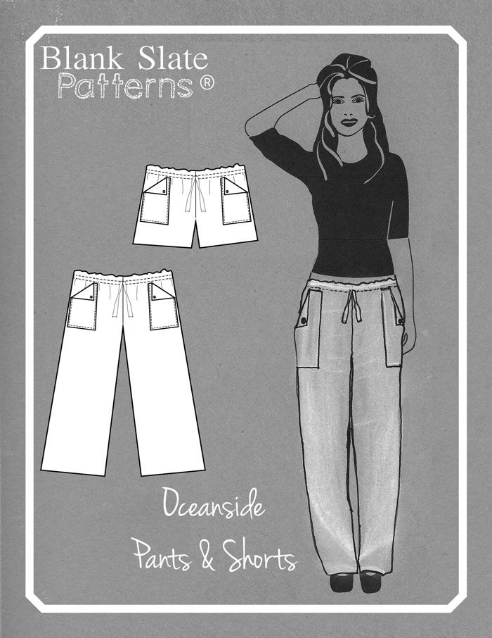 Blank Slate Oceanside Pants Downloadable Pattern