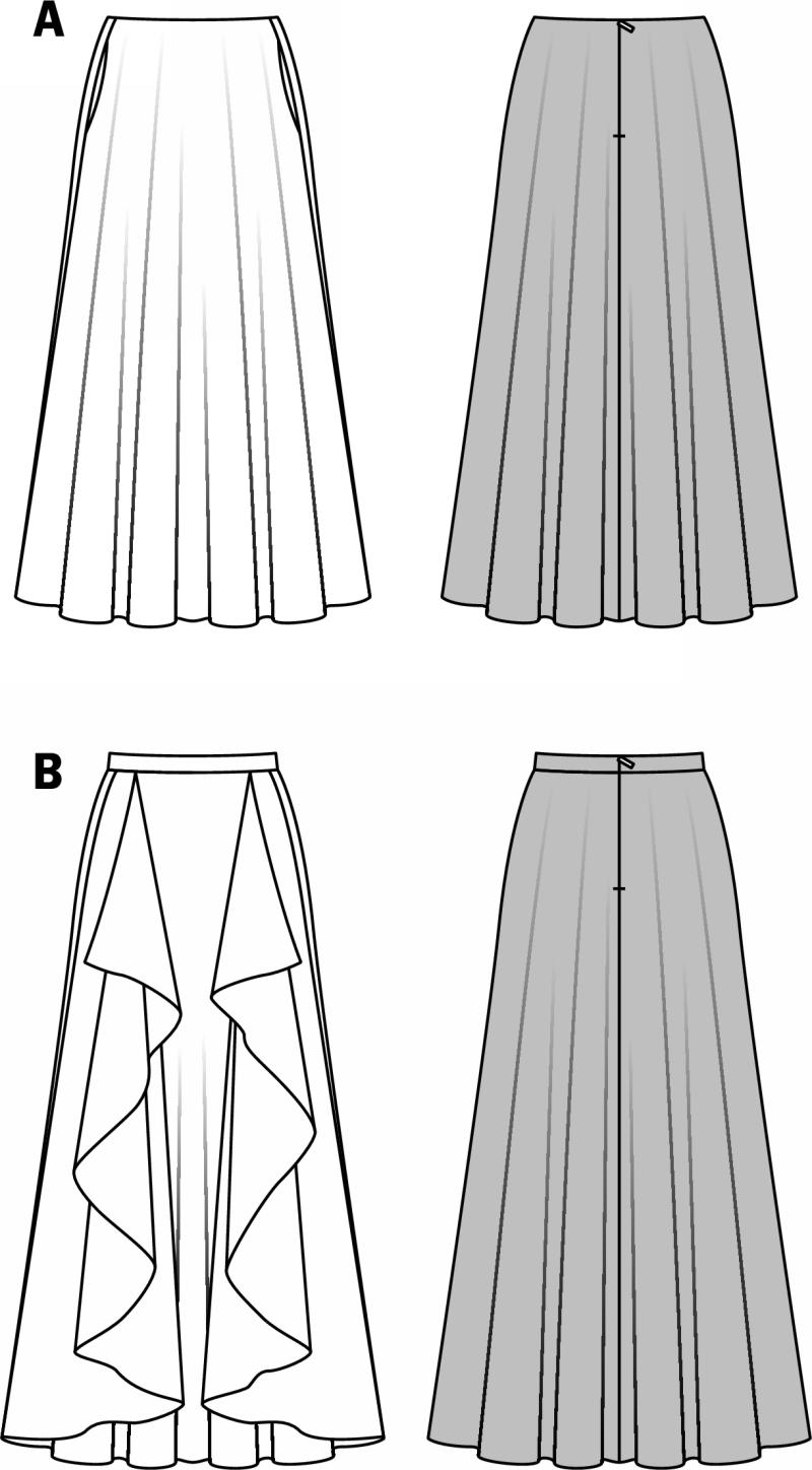 Evening Skirt Patterns 28