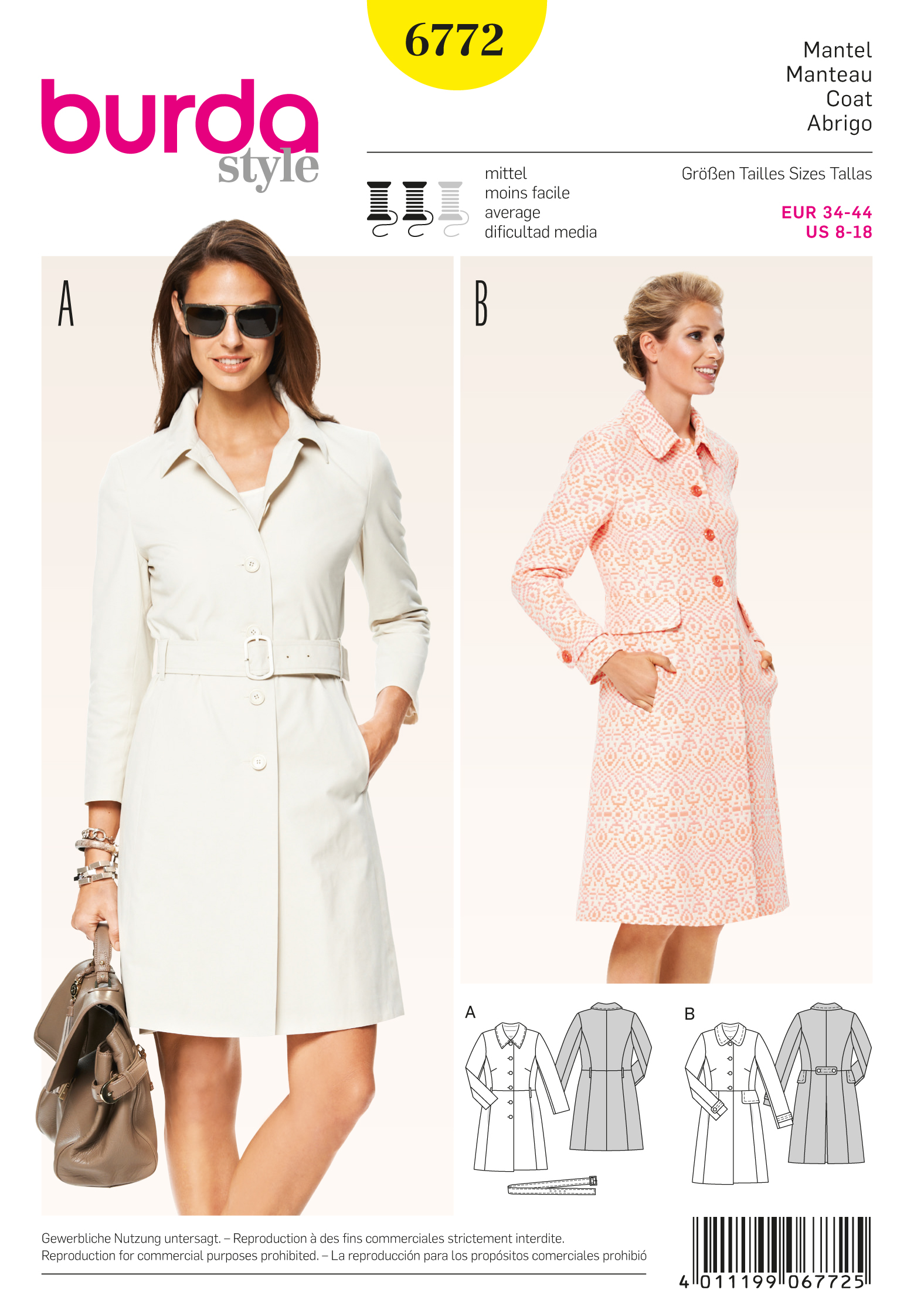 35+ Designs Burda Sewing Coat Pattern | EzmiaFarhana