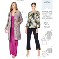 Burda Patterns Coat/Jacket Sewing Patterns at the PatternReview.com ...