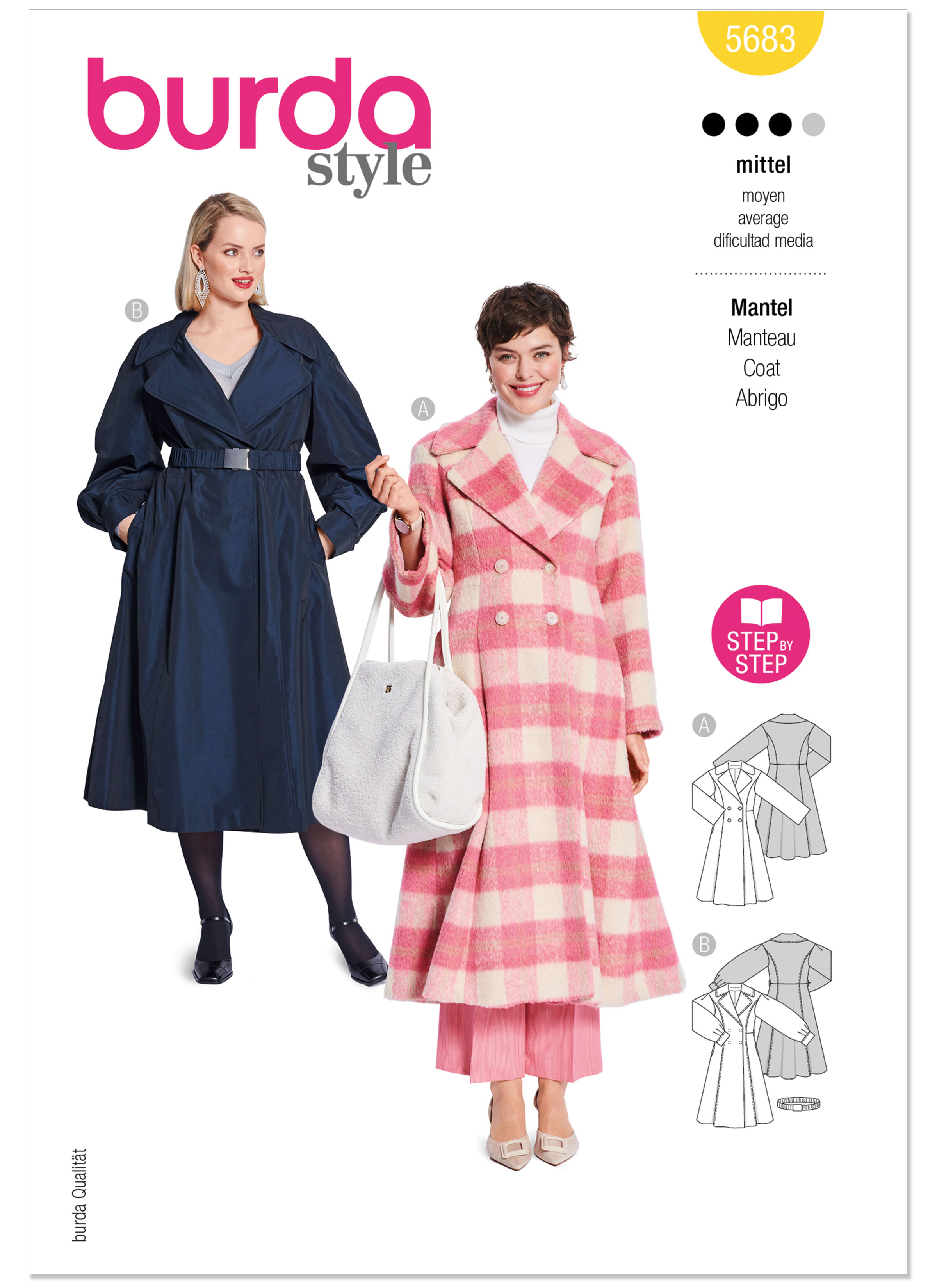 Burda 5683 Misses' Coats