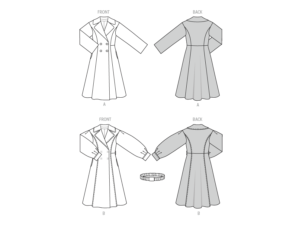 Burda 5683 Misses' Coats