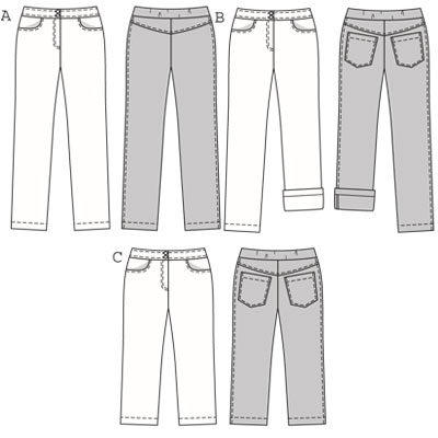 Burda 7881 Pants/Trousers