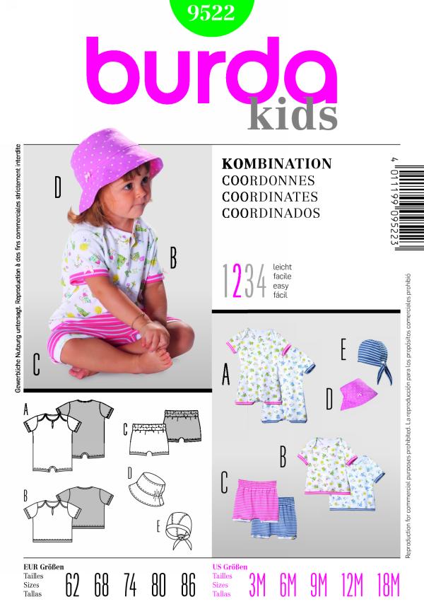 Burda 9522 COORDINATES