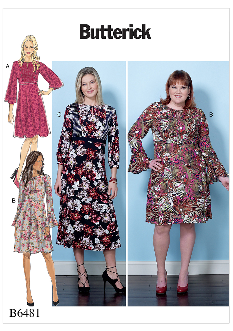Sewing Butterick Dress Pattern 6481, Sewing Tips, Tutorials, Projects and  Events