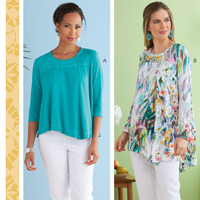 Butterick Patterns Tops Sewing Patterns at the PatternReview.com online ...