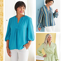 Butterick Patterns Tops Sewing Patterns at the PatternReview.com online ...