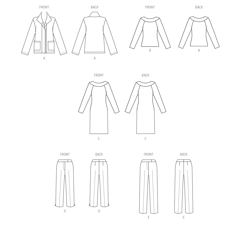 Butterick B6925F5 - Palmer/Pletsch F5 Women's Top