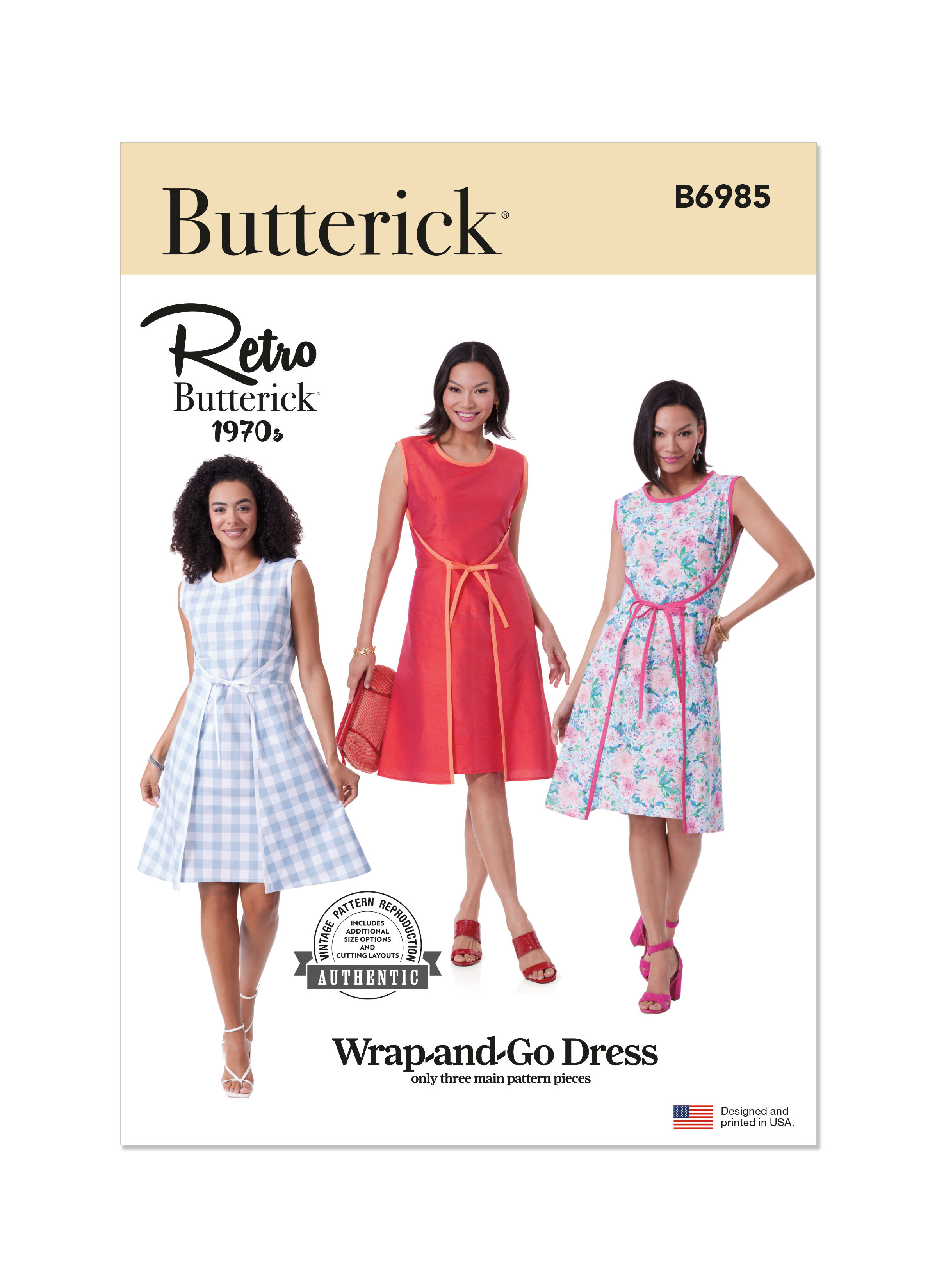 Butterick 6985 Misses Dress 7734