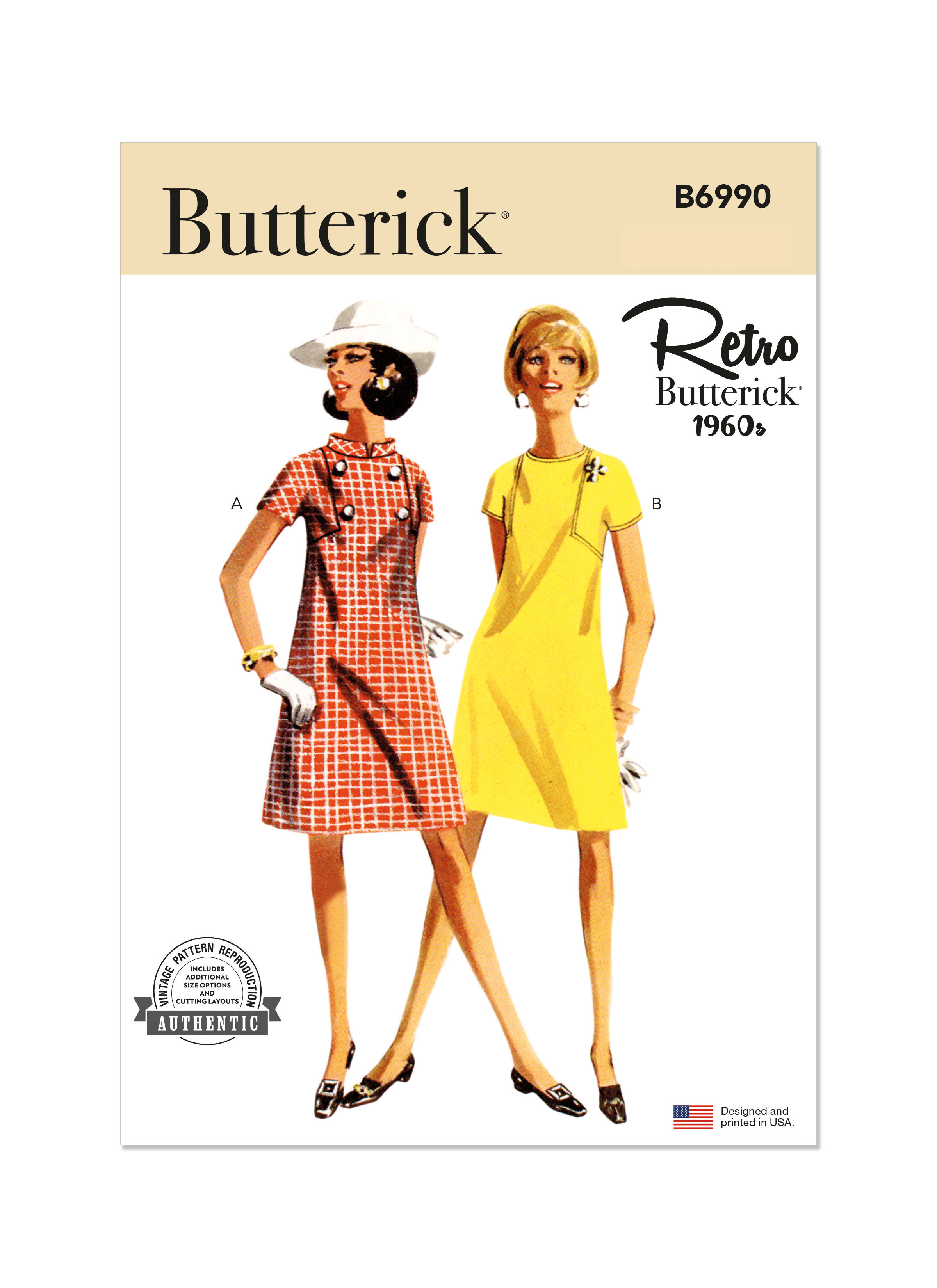 Butterick 6990 Misses' Dresses