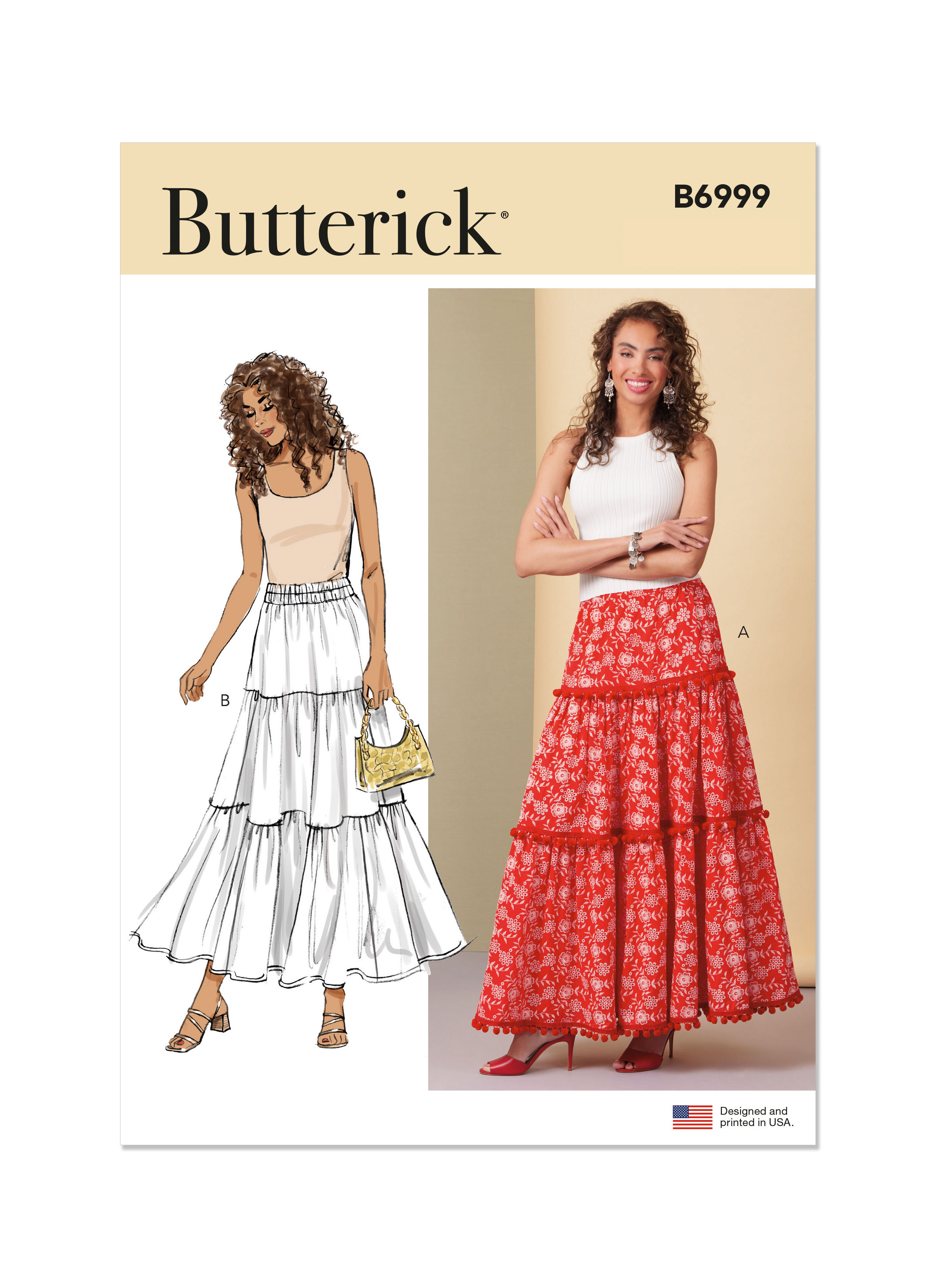 Butterick 6999 Misses' Skirts