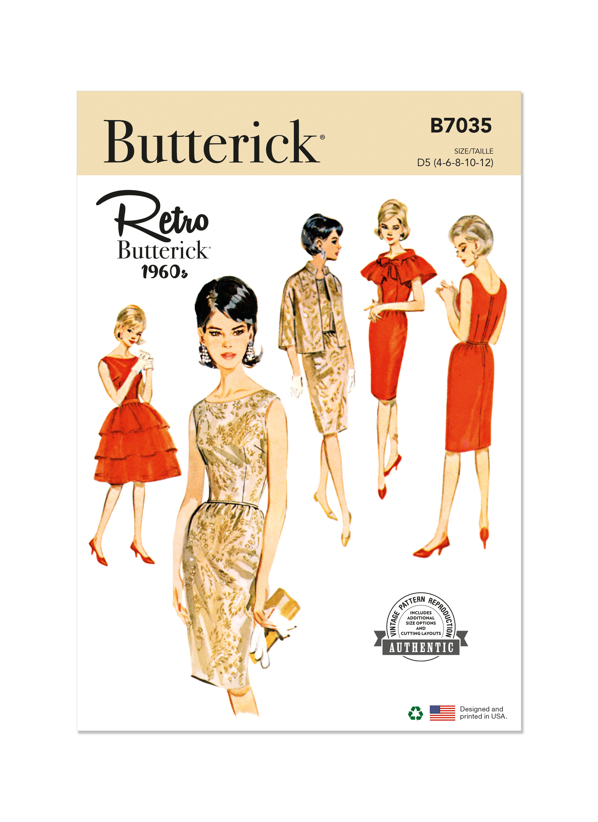 Butterick 7035 Misses' Dress, Jacket, Capelet and Overskirt Butterick 7035 Misses' Dress, Jacket, Capelet and Overskirt