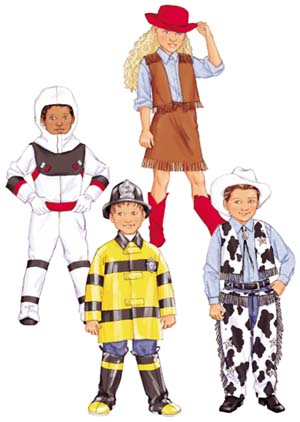 Butterick 3244 Cow Girl Costume