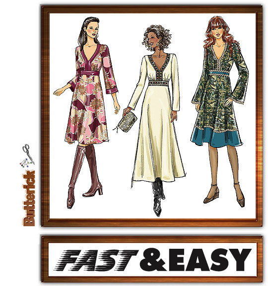 Butterick 4596 Misses' Dresses  *Compare @ $14.31   Sewing Pattern 