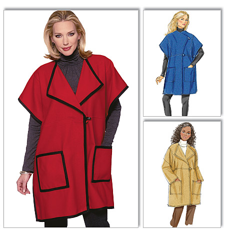 Butterick 5686 Misses' Cape and Jacket