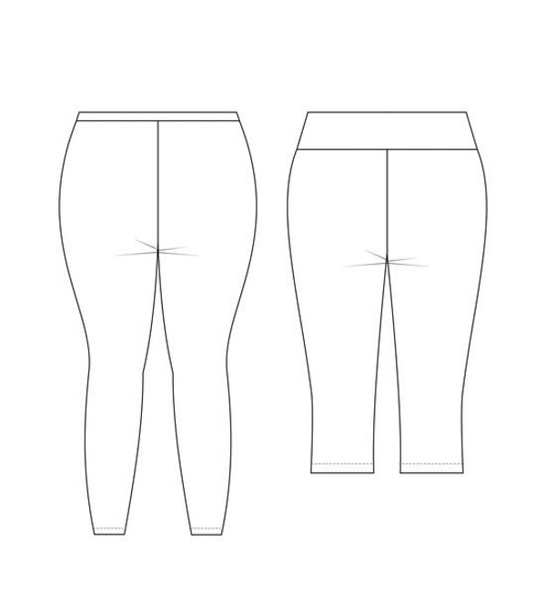 Cashmerette 4201 Belmont Leggings and Yoga Pants Downloadable Pattern