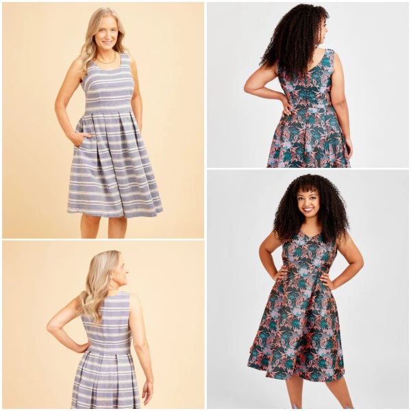 Upton Dress & Skirt plus Mix & Match Expansion Pack, Purchase Fit and  Flare Dress Sewing Pattern Online