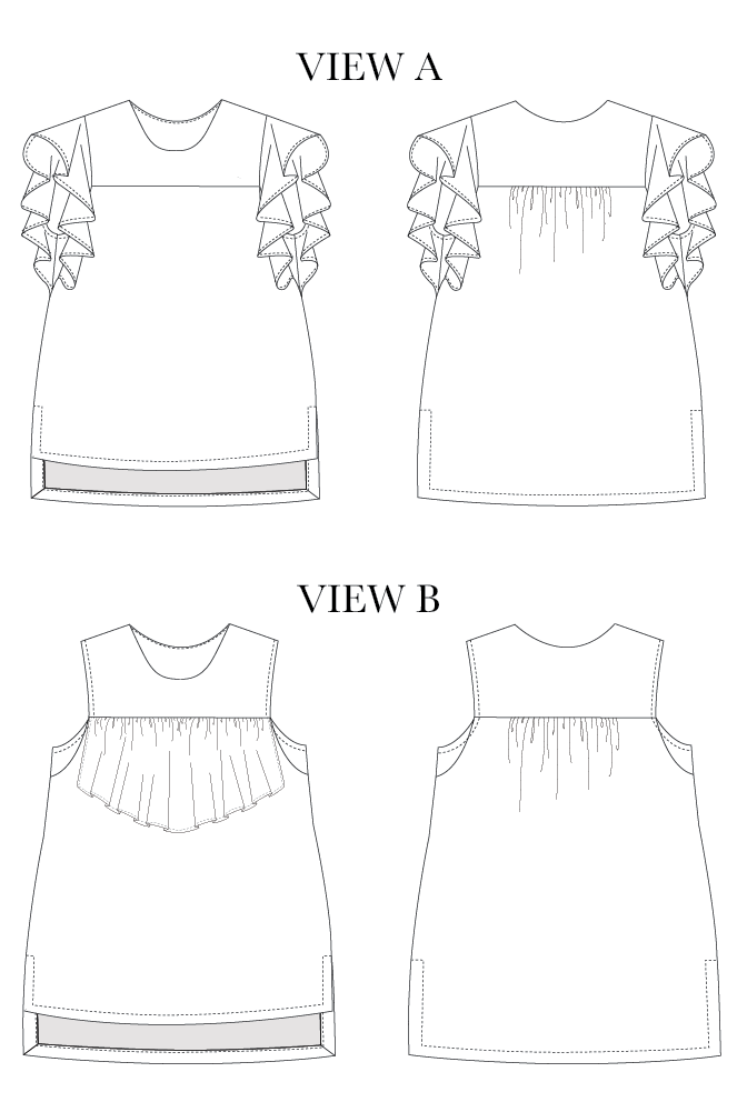 Chalk and Notch Farrah Blouse & Dress