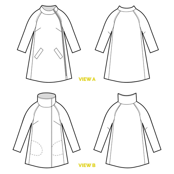 Closet Core Patterns Clare Coat