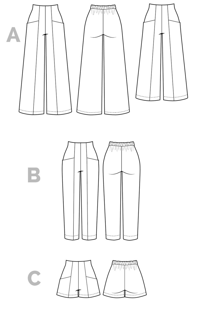 Closet Core Patterns 19 Pietra Pants and Shorts
