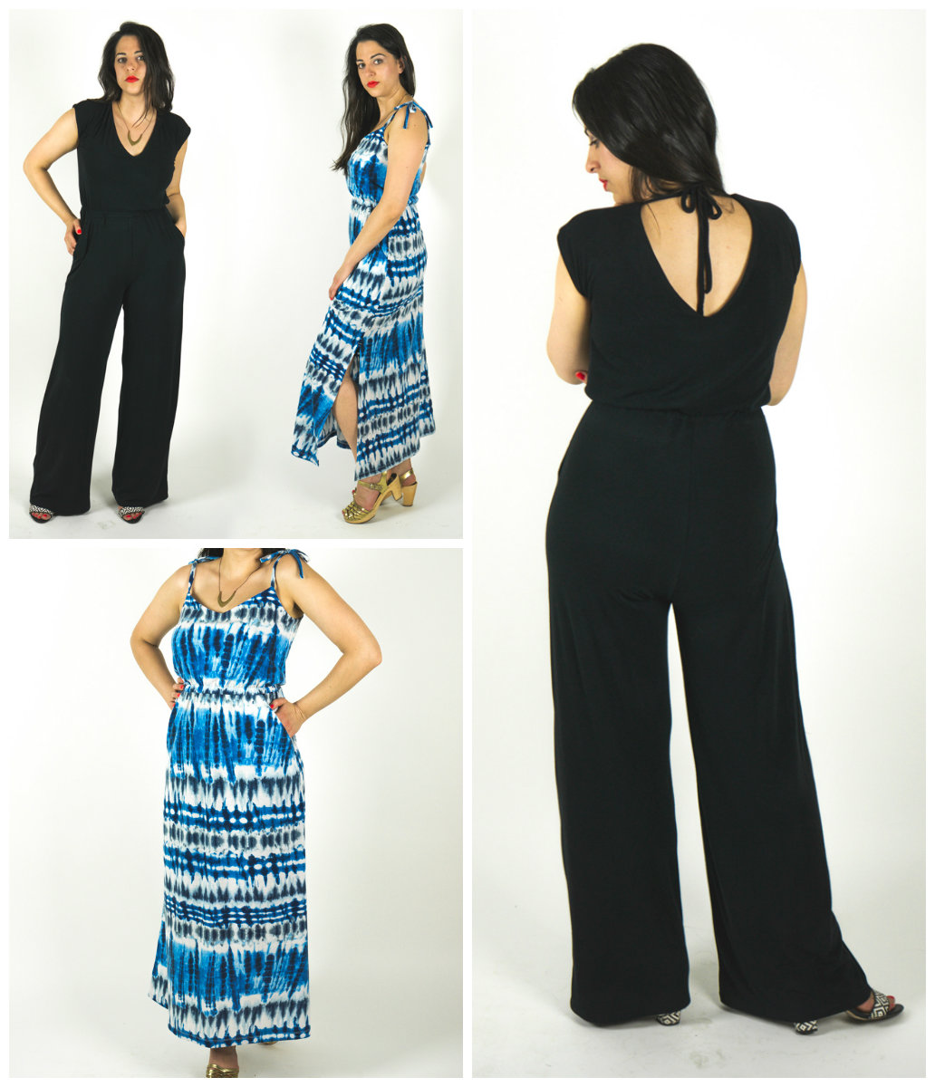 Closet Core Patterns Sallie Jumpsuit and Dress Sallie Jumpsuit and Maxi Dress