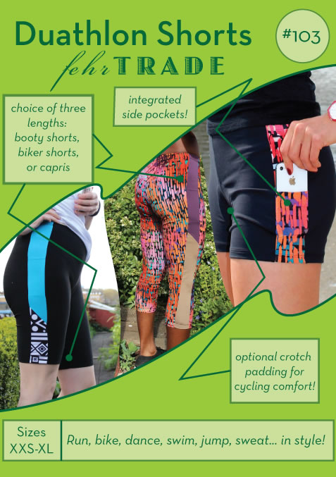 cycling shorts sewing pattern
