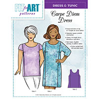 Fit For Art Carpe Diem Dress & Tunic Paper Pattern
