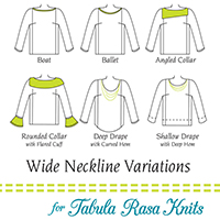 Fit For Art Wide Neckline Variations Package for Tee & tunic
