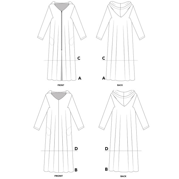 Zippered Robe Pattern zippered robes sewing discussion topic @ PatternReview.com