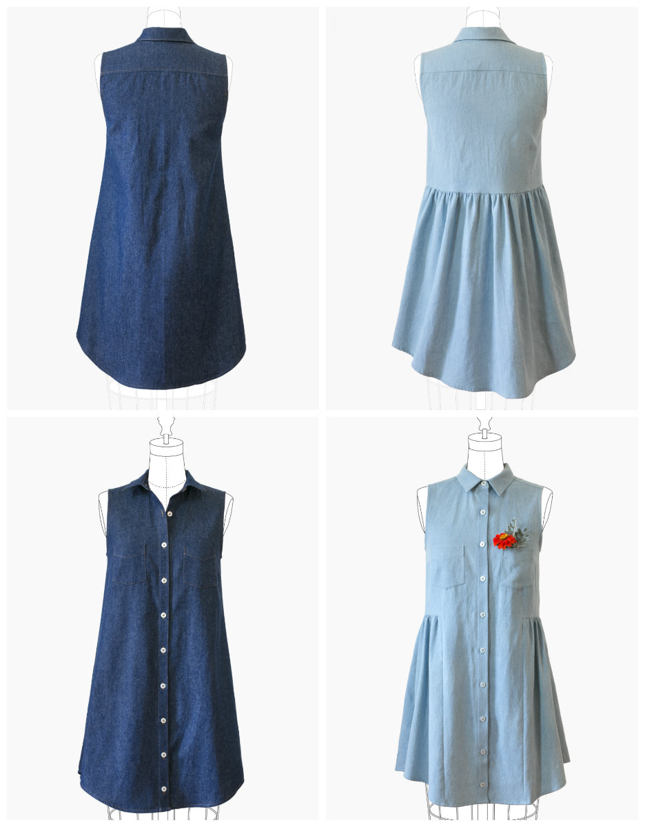 Sewing Pattern Review: Grainline Studio Alder Shirt Dress - saturday night  stitch