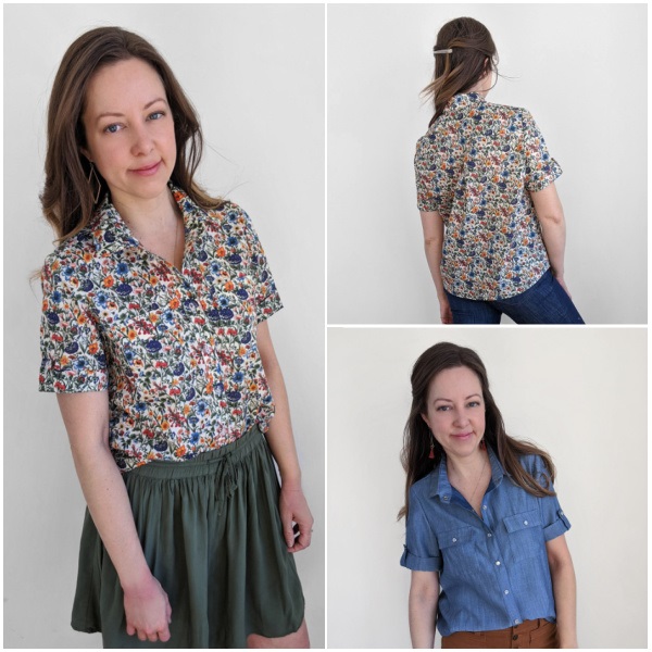 Hey June Amherst Shirt Downloadable Pattern