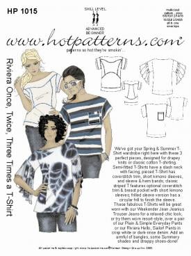 HotPatterns 1015 Riviera Once, Twice, Three Times a T-shirt