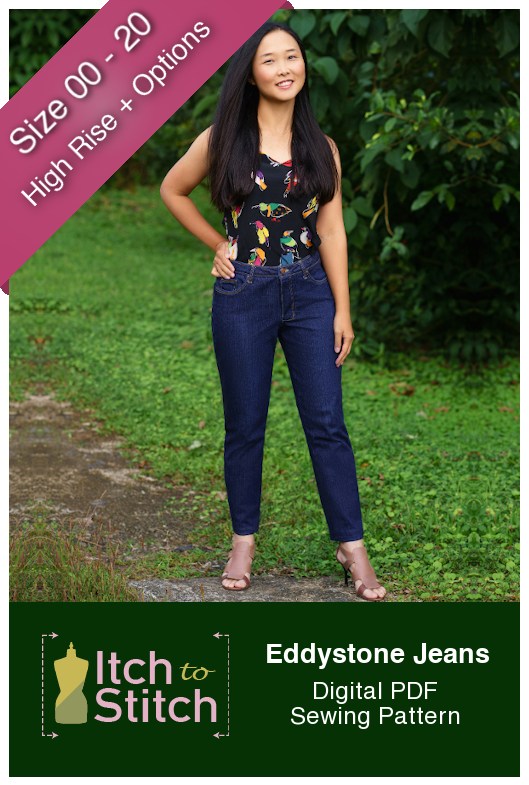Itch to Stitch ITS072 Eddystone Jeans Downloadable Pattern