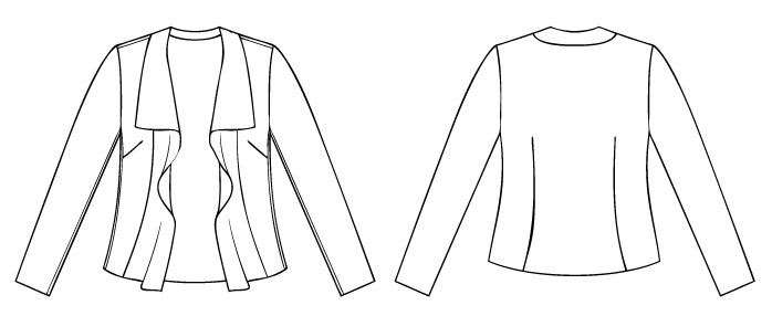 Itch to Stitch ITS036 Hvar Jacket Downloadable Pattern