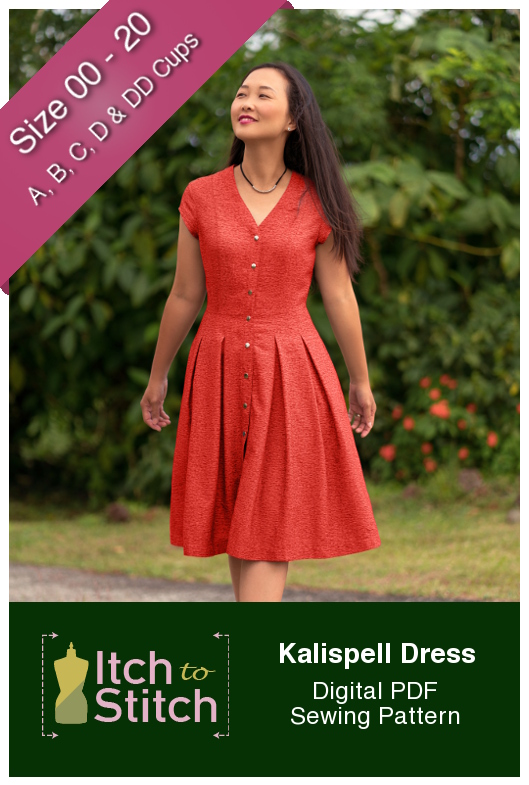 Itch to Stitch ITS058 Kalispell Dress Downloadable Pattern