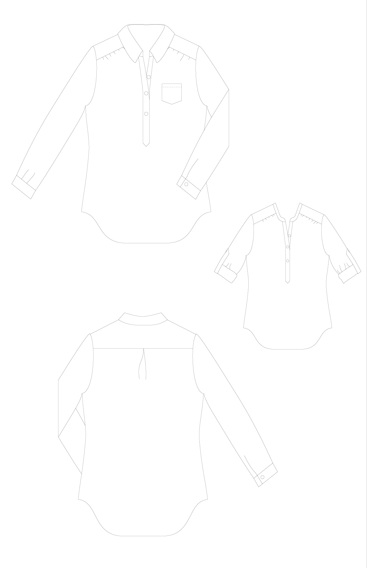 Itch to Stitch ITS011 Mila Shirt Downloadable Pattern