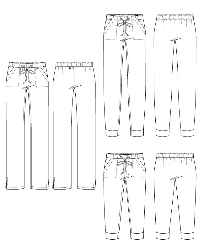 Itch to Stitch ITS109 Nusle Joggers Downloadable Pattern