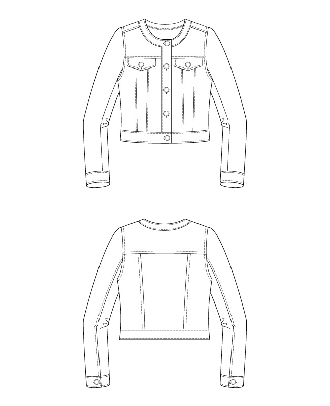 Itch to Stitch ITS092 Poas Jacket Downloadable Pattern