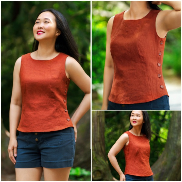 Crop Top T-Shirt PDF Sewing Pattern – IndiePatterns