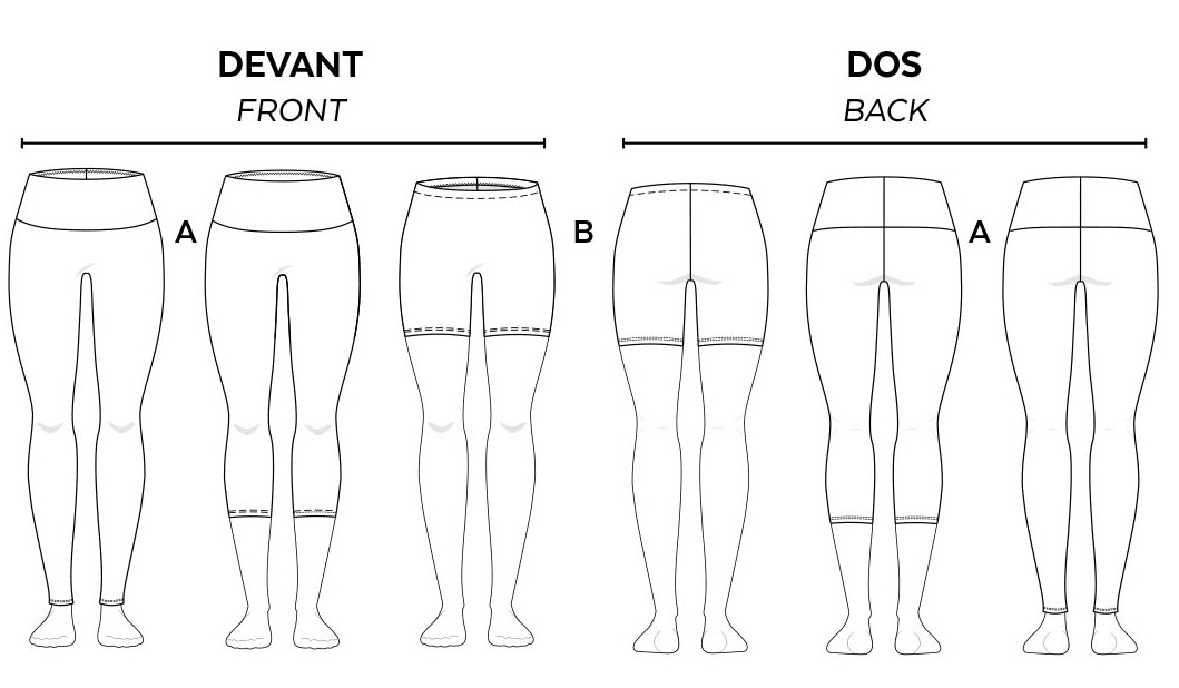 Women's Leggings Pattern  Sewing Pattern for Leggings – Seamingly