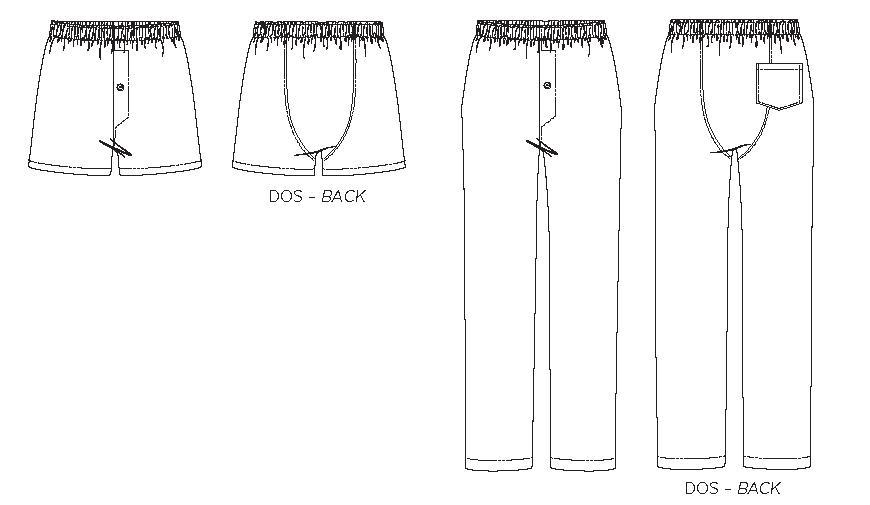 Jalie 4132 MARTIN Lounge Pants And Boxer Shorts