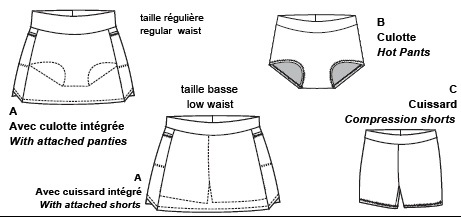 Jalie 2796 Skort and Shorts