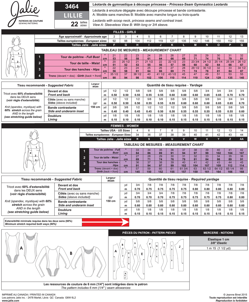 size chart mk lillie