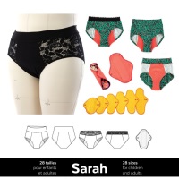 Jalie SARAH Period underwear and reusable pads Paper Pattern