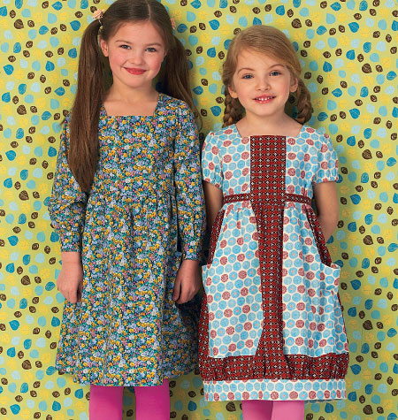 Kwik Sew 0147 Girls' Dresses