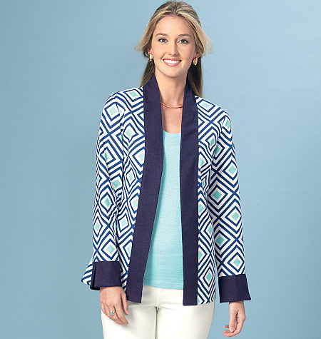 Kwik Sew 4162 Misses' Open-Front Banded Jackets